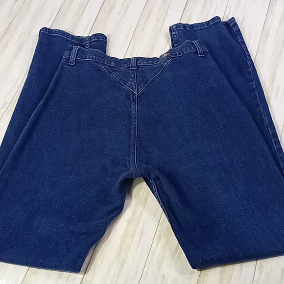 Posted Slim Fit Straight Leg Blue Jeans Size 9/10 Long - Picture 4 of 16